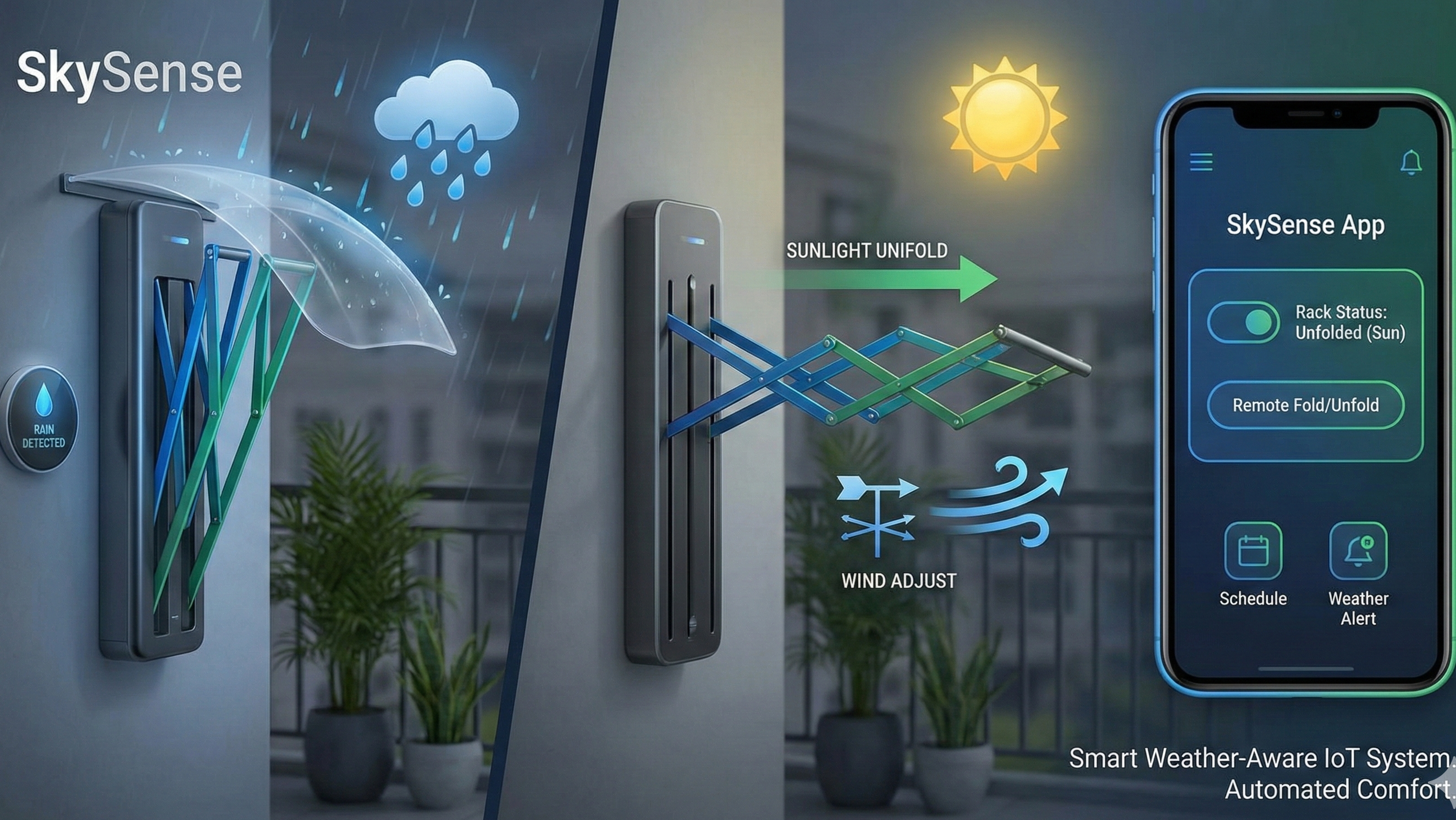 SkySense Dryer - IoT Based Smart Home Appliance (Ongoing)